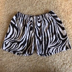 Zebra print spandex